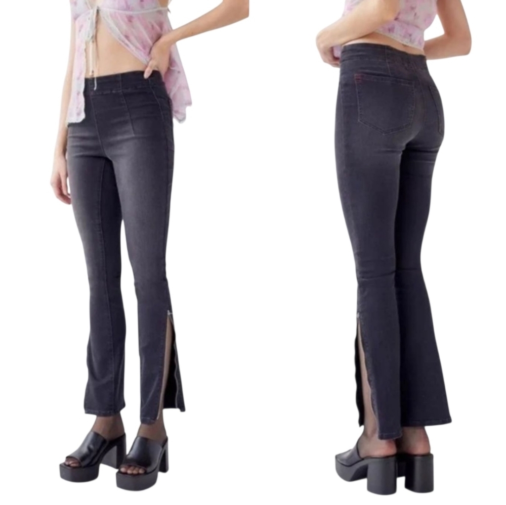 Urban Outfitters BDG Ankle Zip Skinny Jean 31 Black High Rise Pull On Pants